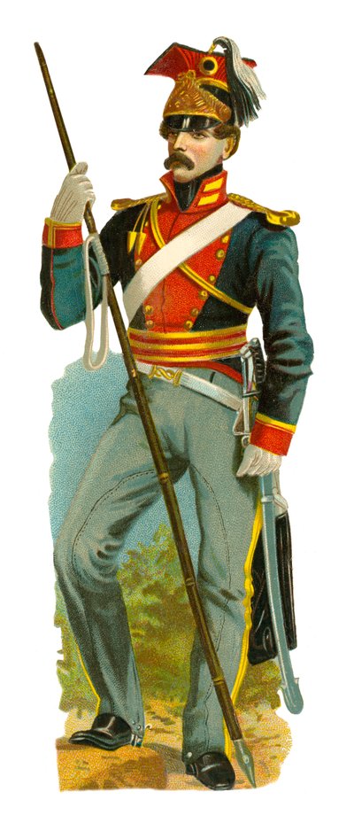 Lansier, tijd van koning Willem IV, 1831-37 door English School