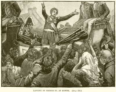 Landing van George IV in Howth door English School