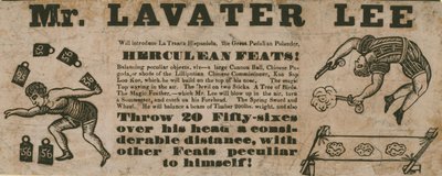 Lavater Lee, krachtpatser door English School