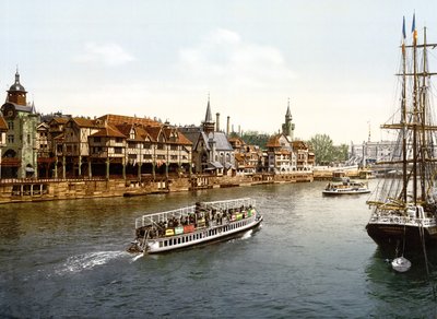 Le Vieux Paris, uitzicht op de Seine, Parijs door English School
