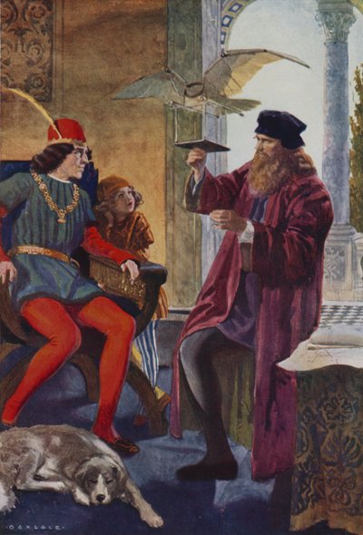 Leonardo kijkt vooruit door English School