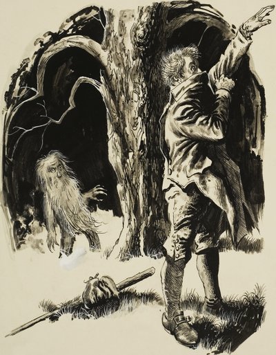 Leshy, of geest van het bos door English School
