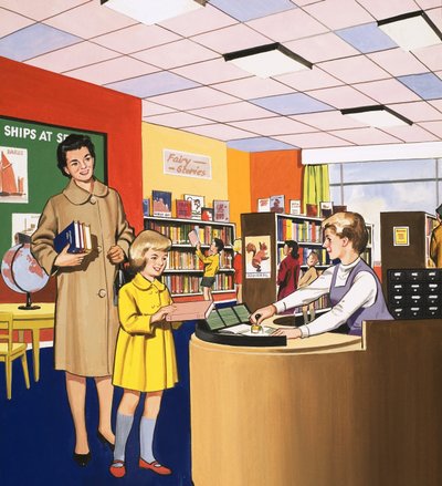 Bibliotheekmedewerker door English School