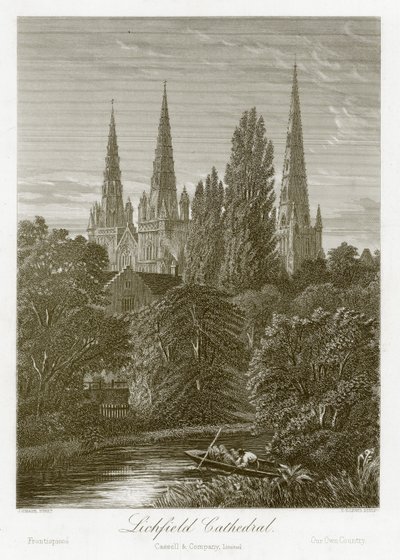 Lichfield Kathedraal door English School