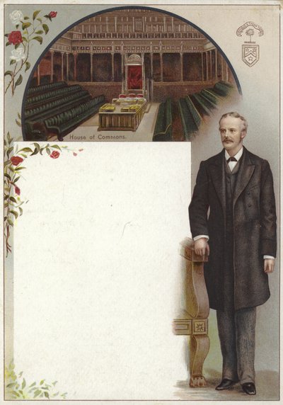 Liebig kaart met Arthur Balfour door English School
