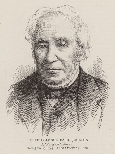 Luitenant-kolonel Basil Jackson door English School