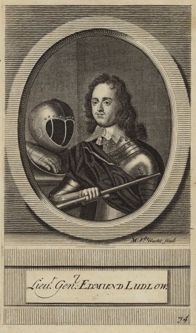 Luitenant-generaal Edmund Ludlow door English School