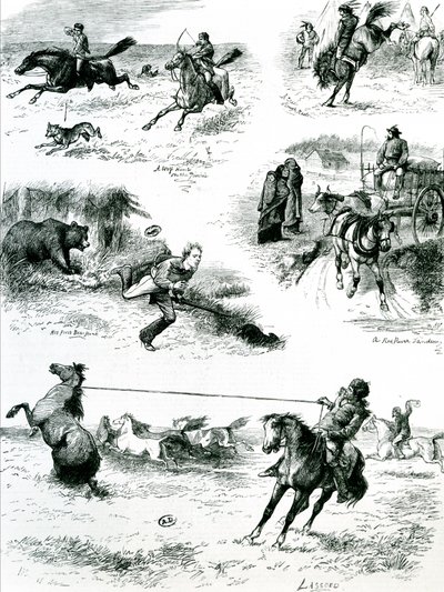 Leven in Manitoba, 1877 door English School