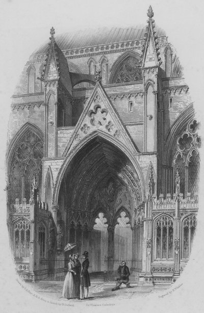 Kathedraal van Lincoln, Noordingang door English School