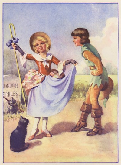 Kleine Bo Peep en Dick Whittington door English School