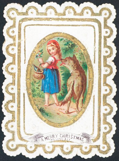 Roodkapje, kerstkaart door English School