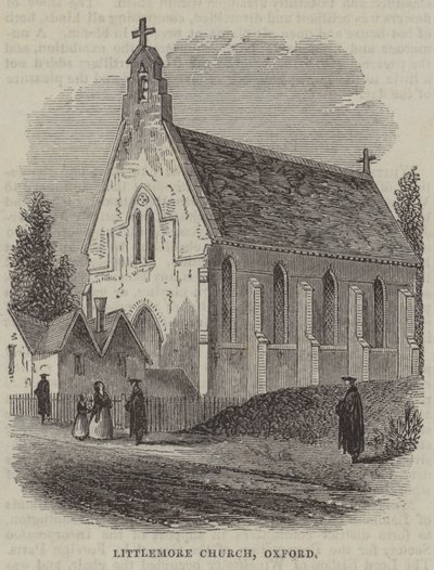 Littlemore Kerk, Oxford (gravure) door English School