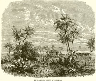 Livingstones huis in Zanzibar door English School