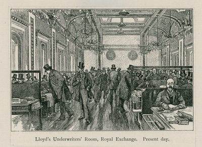Lloyds Underwriters Room, Royal Exchange door English School