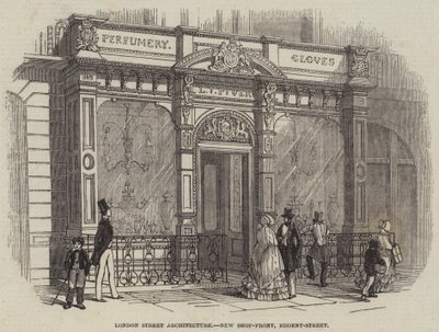 Londense Straatarchitectuur, Nieuwe Winkelpui, Regent-Street door English School