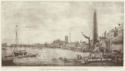Londen richting Westminster door English School