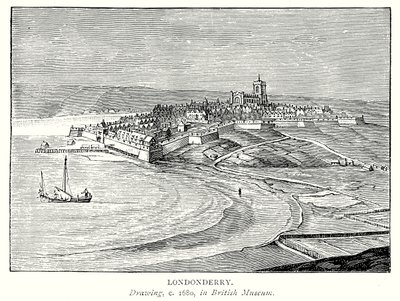 Londonderry (gravure) door English School