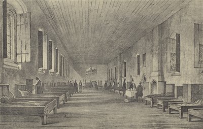 Lange kamer, 1844 (gravure) door English School