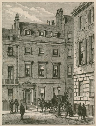 Het huis van Lord Beaconsfield, 19 Curzon Street, Mayfair door English School