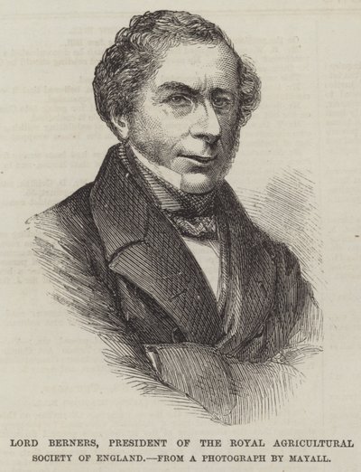 Lord Berners, Voorzitter van de Koninklijke Landbouwvereniging van Engeland door English School