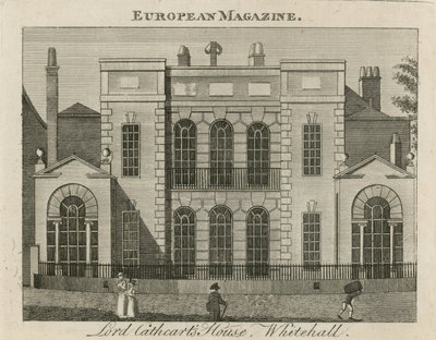 Huis van Lord Cathcart in Whitehall door English School