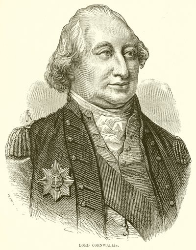 Lord Cornwallis door English School