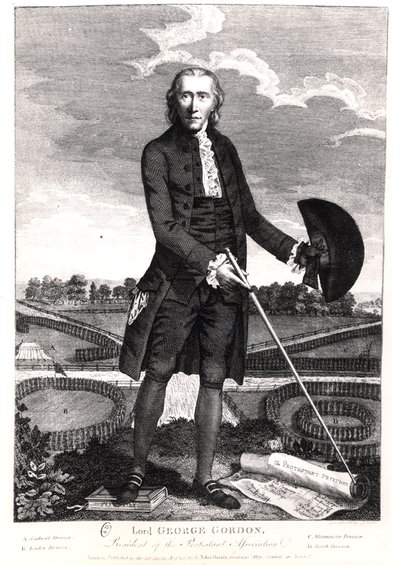 Lord George Gordon (1752-93) 1780 door English School