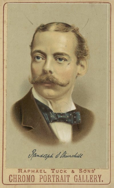 Lord Randolph Churchill door English School