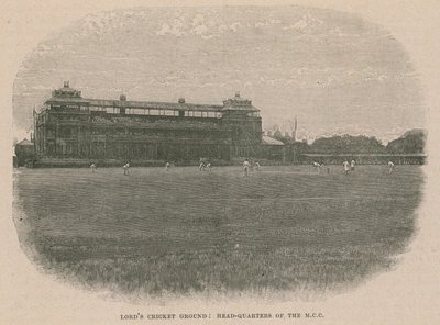Lords Cricket Ground, hoofdkwartier van de MCC door English School
