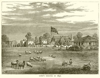 Lords Ground in 1837 door English School