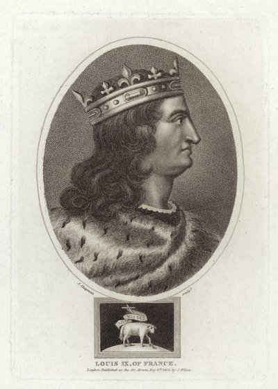 Lodewijk IX van Frankrijk door English School
