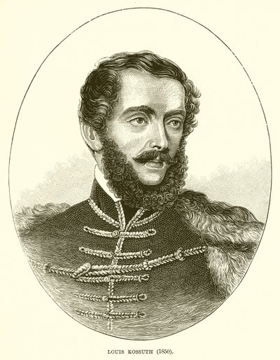 Louis Kossuth (1850) door English School