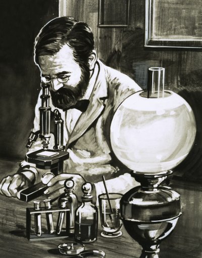Louis Pasteur door English School