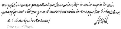 Lodewijk XVIII van Frankrijk door English School