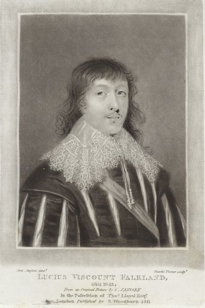 Lucius Burggraaf Falkland door English School