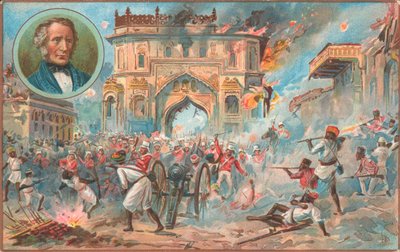 Lucknow, Indiase opstand, 1857 door English School