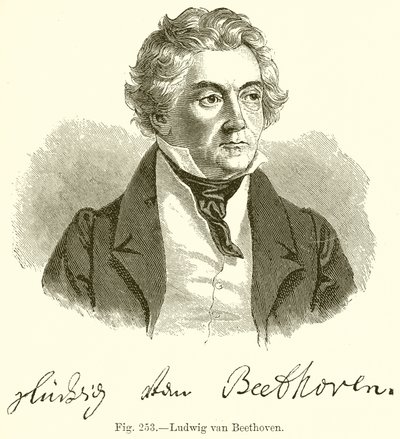 Ludwig Van Beethoven door English School