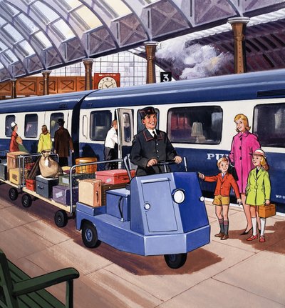 Bagagetransporteur door English School
