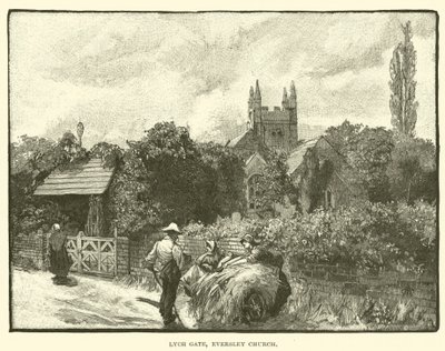 Lych-poort, Eversley Kerk door English School