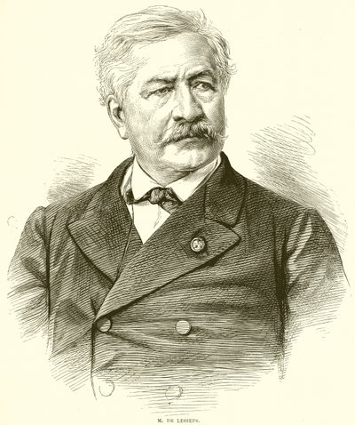 M. de Lesseps door English School