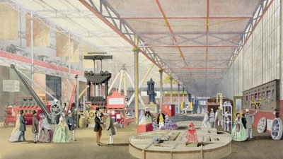 Machines, uit Dickinsons Comprehensive Pictures of the Great Exhibition of 1851, gepubliceerd 1854 door English School