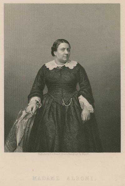 Madame Albani, sopraan; foto door English School