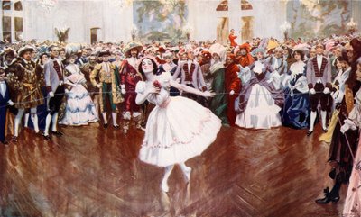 Madame Pavlova op een gemaskerd bal in het Savoy door English School