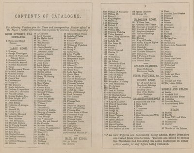 Madame Tussaud & Sons Tentoonstellingscatalogus voor 1875 door English School