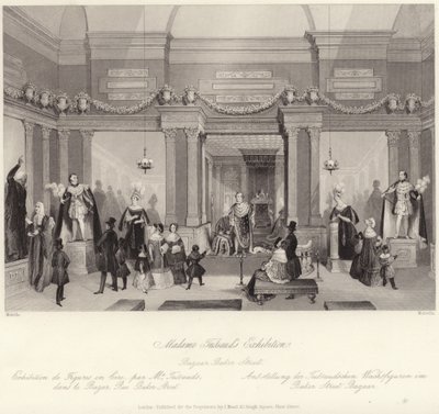 Madame Tussauds tentoonstelling in de bazaar op Baker Street door English School