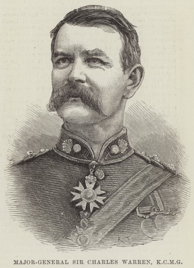 Generaal-majoor Sir Charles Warren, KCMG door English School