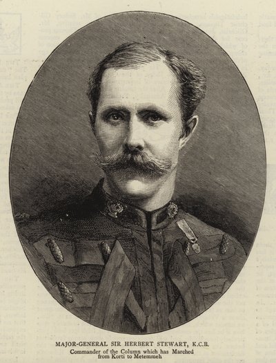 Generaal-majoor Sir Herbert Stewart, KCB door English School