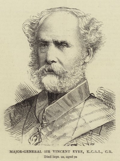 Generaal-majoor Sir Vincent Eyre, KCSI, CB door English School