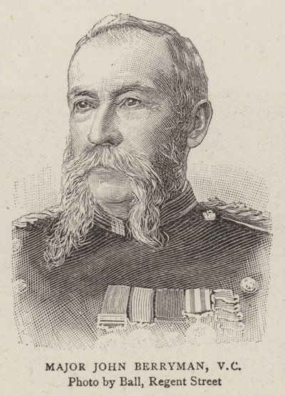 Majoor John Barryman, VC (gravure) door English School