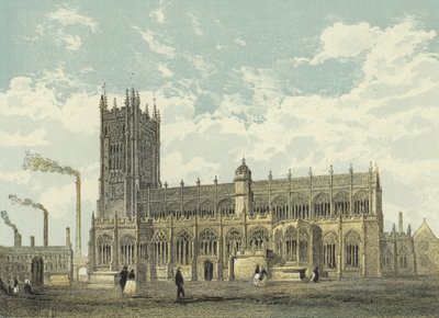 Manchester Kathedraal, Zuidoostelijke Aanblik door English School